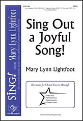 Sing Out a Joyful Song! SATB choral sheet music cover